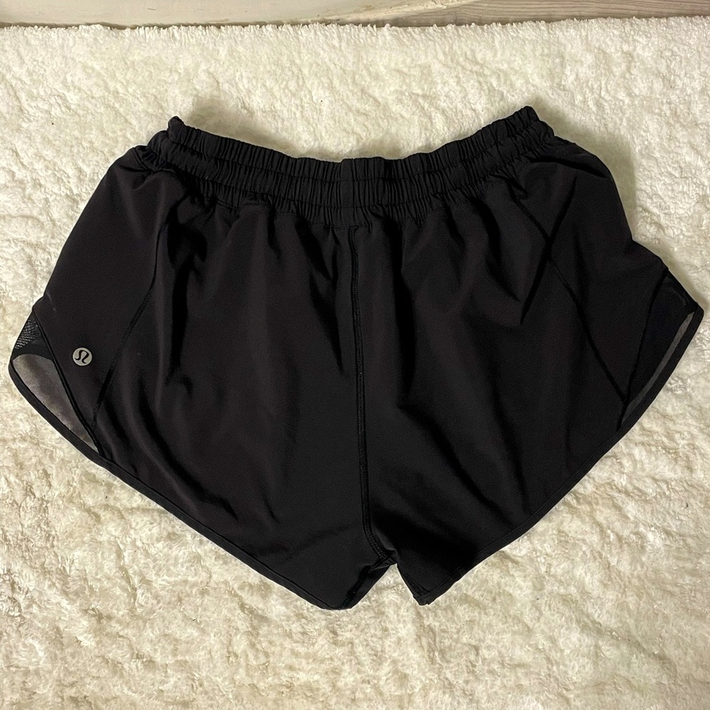 Lululemon Black Hotty Hot Shorts